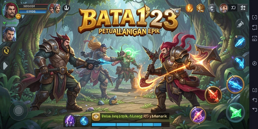 Tampilan menarik dari gameplay penuh petualangan RPG.