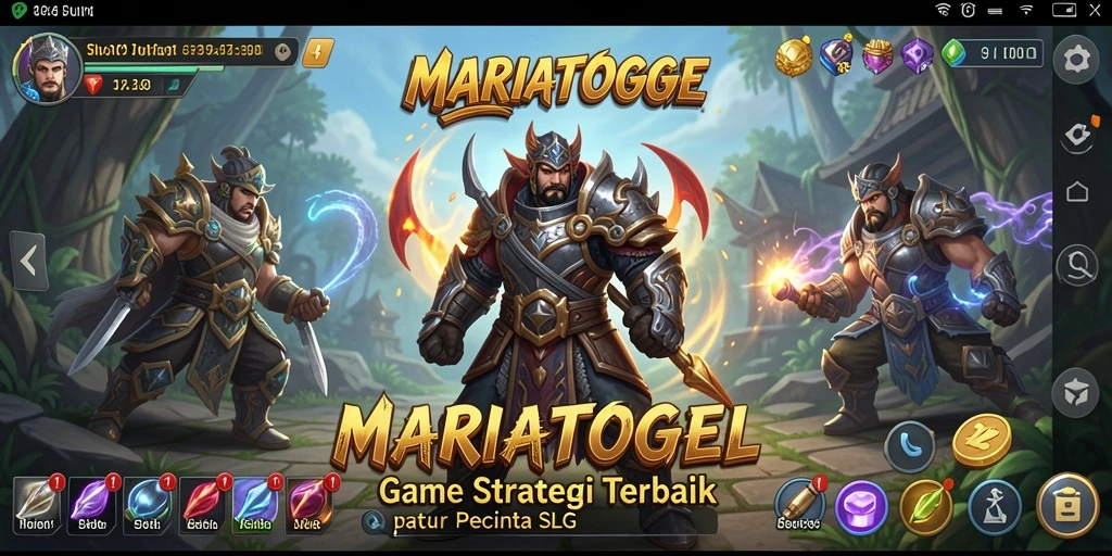 Tampilan gameplay MARIATOGEL yang menarik dan strategis.