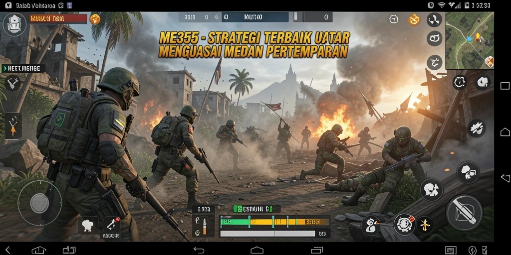 Gameplay ME355 yang menegangkan penuh strategi dan taktik.