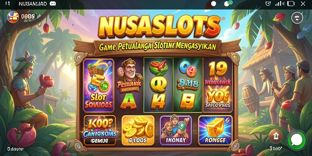 Tampilan gameplay menarik dari NUSASLOTS dalam aksi.