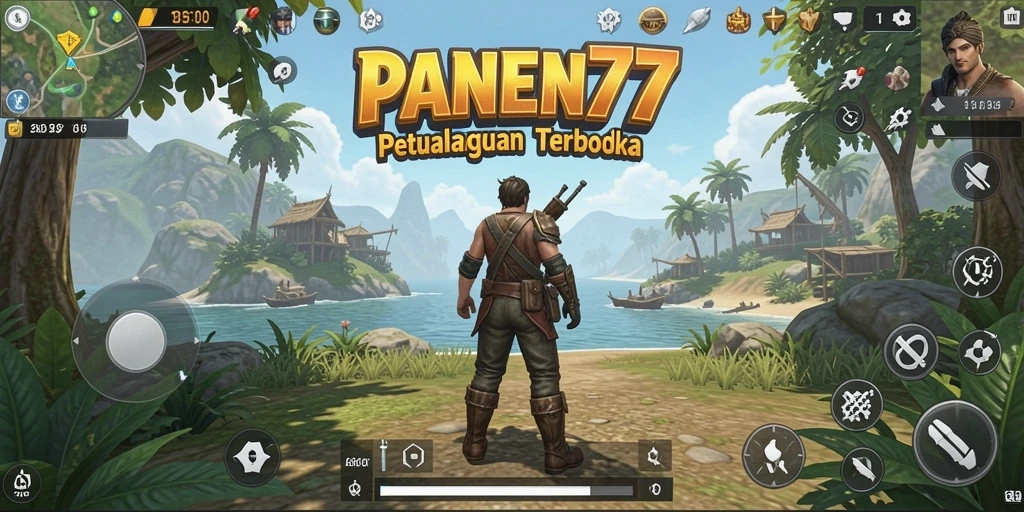 Tampilan gameplay Open World di PANEN77 yang menakjubkan.
