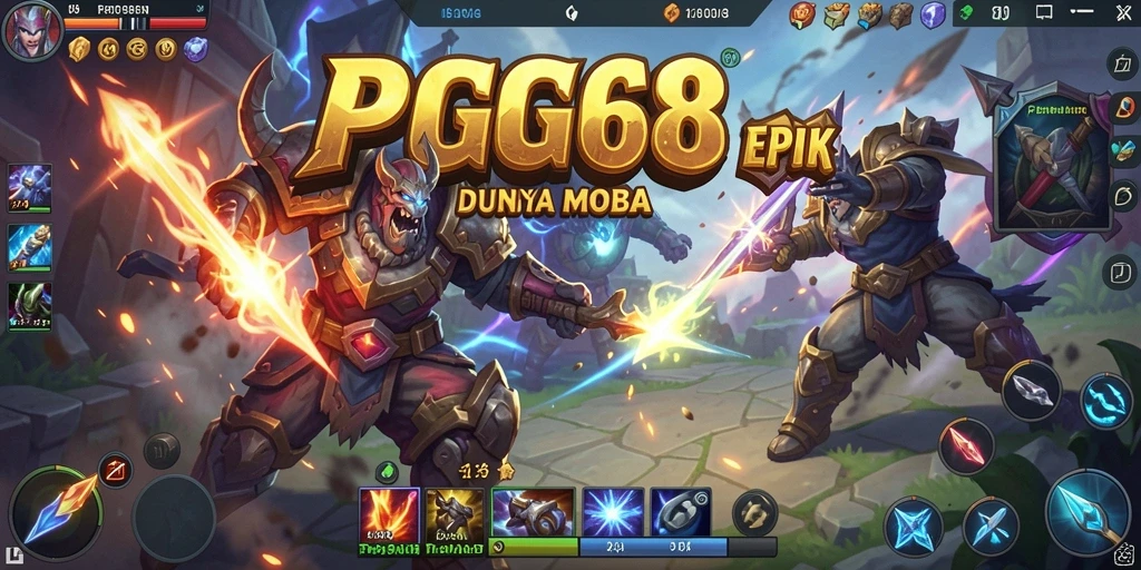 Screenshot gameplay PGG68 yang menampilkan aksi seru dan strategi tim.