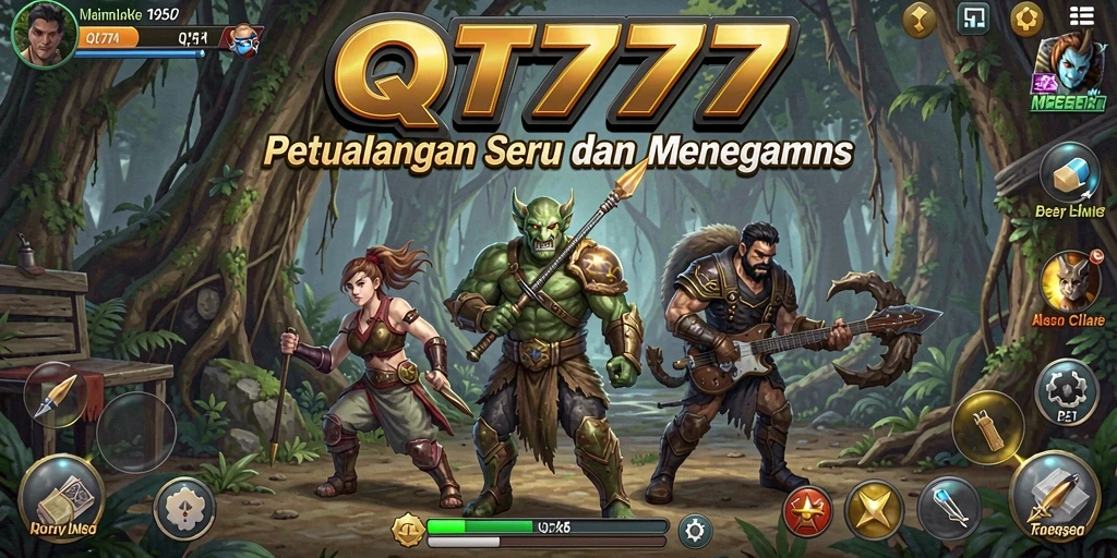 Tampilan gameplay QT777 dengan pemandangan petualangan yang menakjubkan.