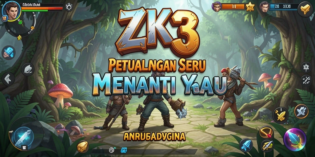 Gameplay seru ZK3 menunggu petualang sejati.
